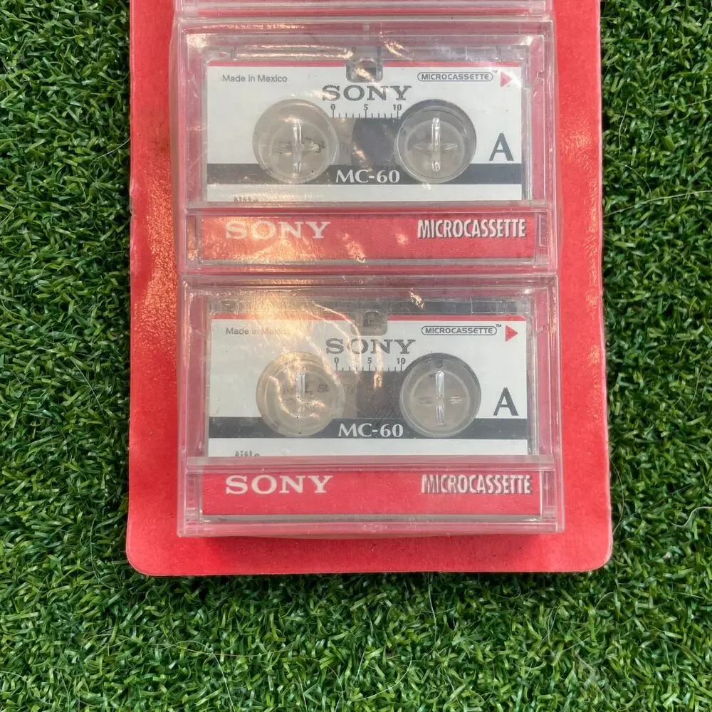 Sony 3mc-60 Microcassette  60 Minutes 3-pack Sealed